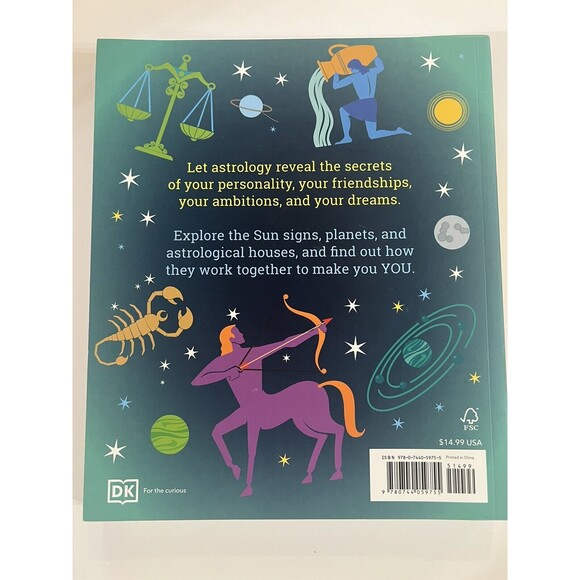 NEW The Secrets of Astrology Book DK Softcover 2021 Horoscopes Sun Signs Planets - Picture 2 of 10